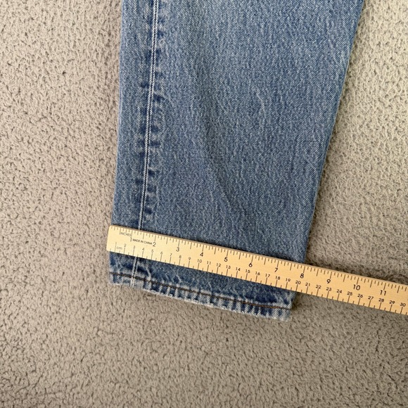 Vintage Levi's 501 Jeans Mens 36x34 Blue 90s Made in USA Custom Knee Patch Denim - Picture 4 of 11